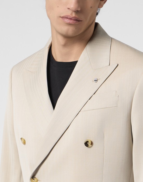 пиджак классический  из проверенных материалов спереди