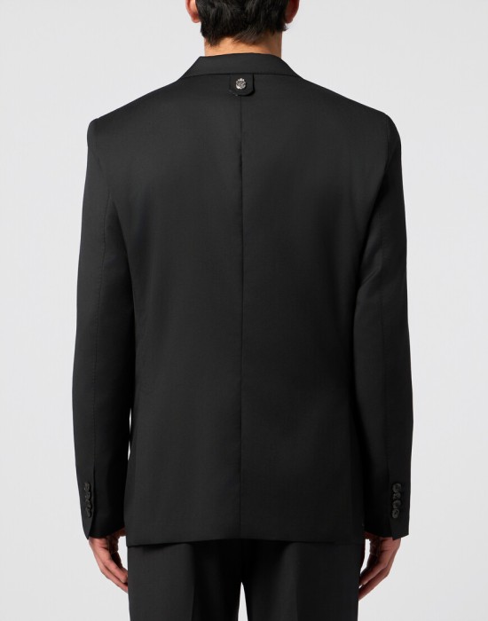 пиджак классический  из италии вид сбоку