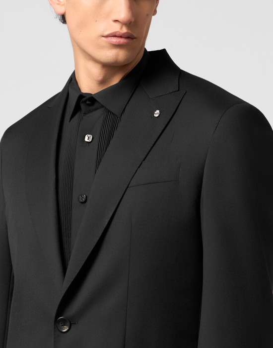 пиджак классический  из проверенных материалов спереди