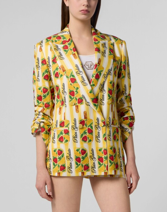 пиджак классический  от бренда philipp plein вид слева