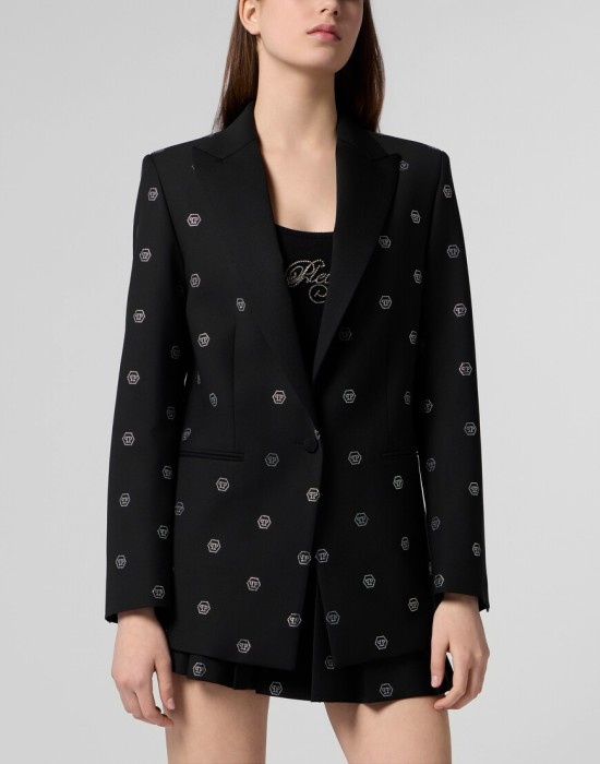 пиджак классический  от бренда philipp plein вид слева