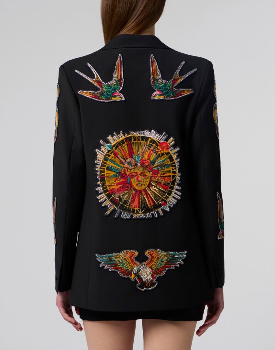 пиджак классический  из америки вид сбоку