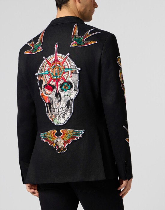 пиджак классический  из америки вид сбоку