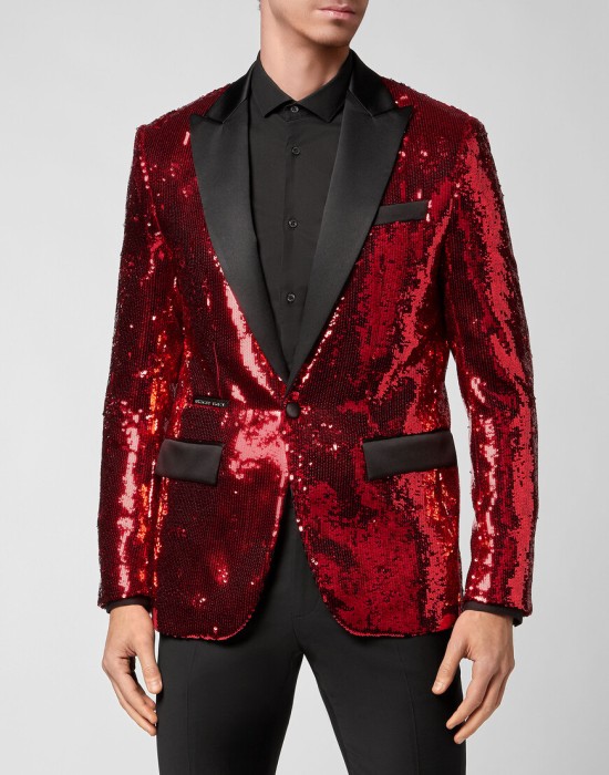 пиджак классический  от бренда philipp plein вид слева