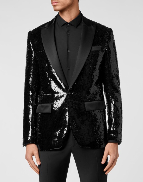 пиджак классический  от бренда philipp plein вид слева