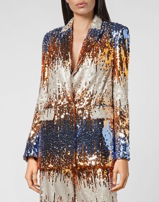 пиджак классический  от бренда philipp plein вид слева