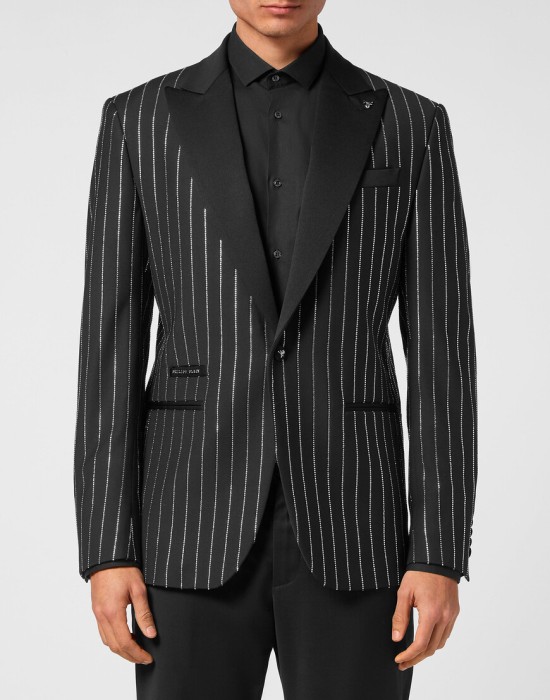 пиджак классический  от бренда philipp plein вид слева