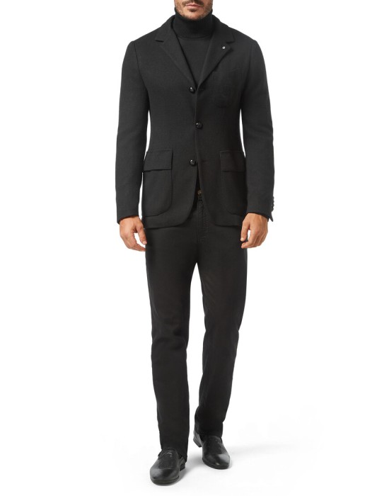 пиджак классический  из италии вид сбоку