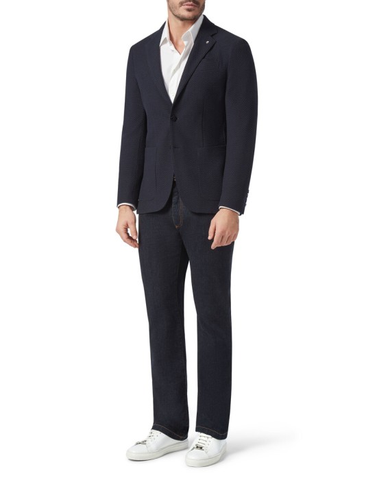 пиджак классический  из италии вид сбоку