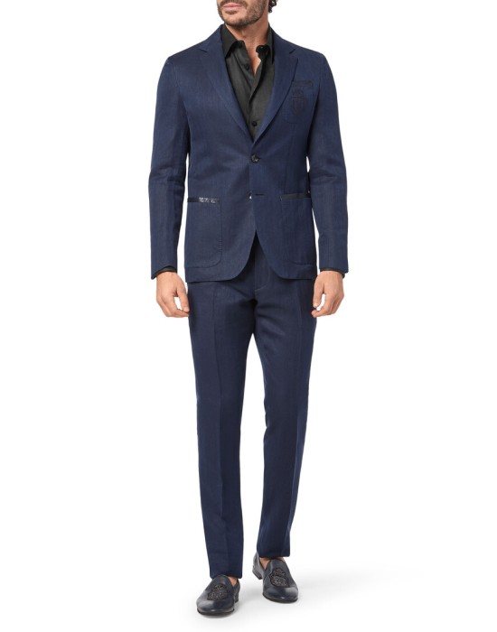 пиджак классический  из италии вид сбоку