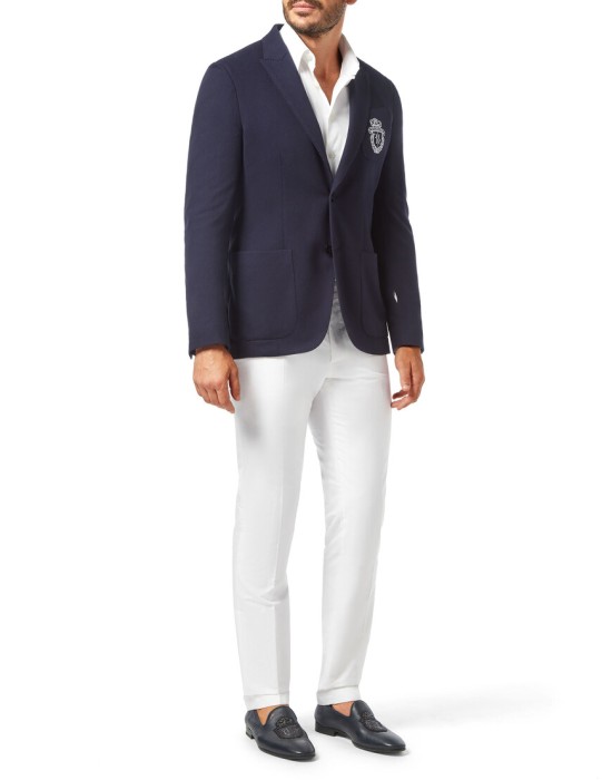 пиджак классический  из италии вид сбоку