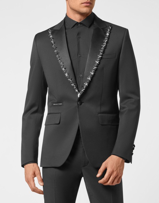 пиджак классический  от бренда philipp plein вид слева