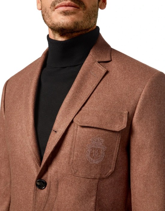 пиджак классический  из италии вид сбоку