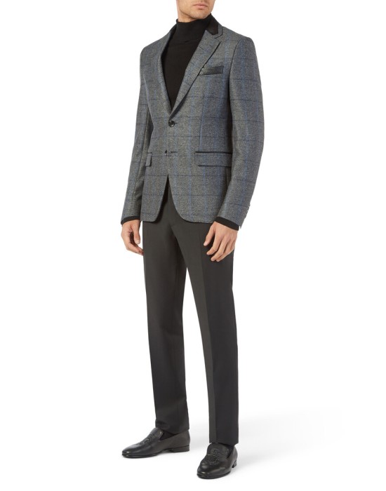 пиджак классический  из италии вид сбоку