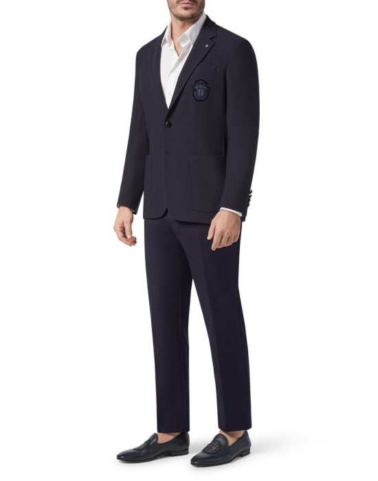 пиджак классический  из италии вид сбоку