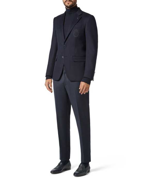 пиджак классический  из италии вид сбоку