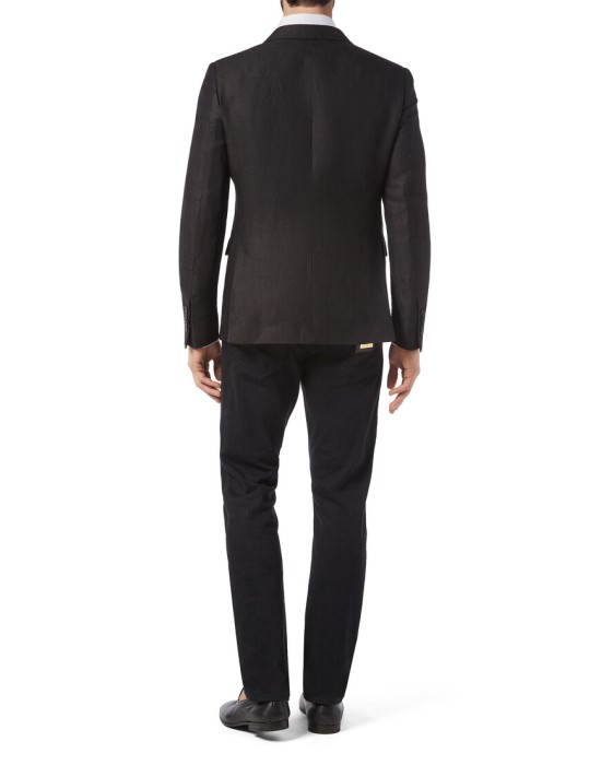 пиджак классический  из италии вид сбоку