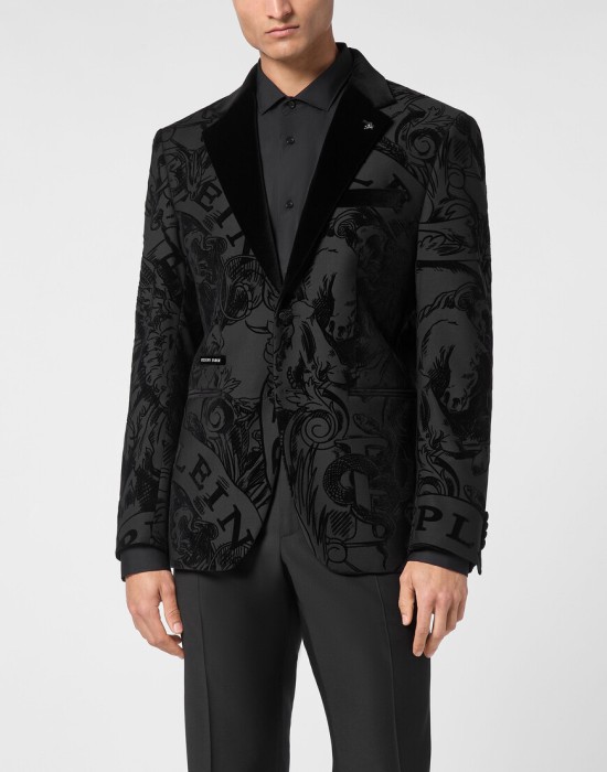 пиджак классический  от бренда philipp plein вид слева