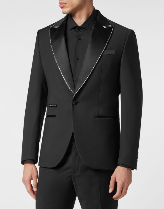 пиджак классический  от бренда philipp plein вид слева