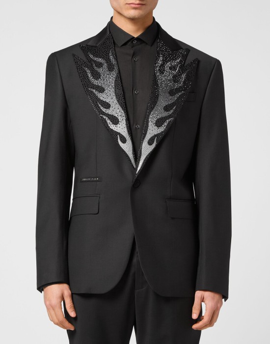 пиджак классический  от бренда philipp plein вид слева