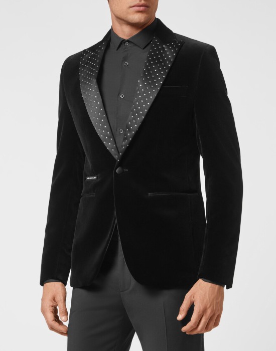 пиджак классический  от бренда philipp plein вид слева