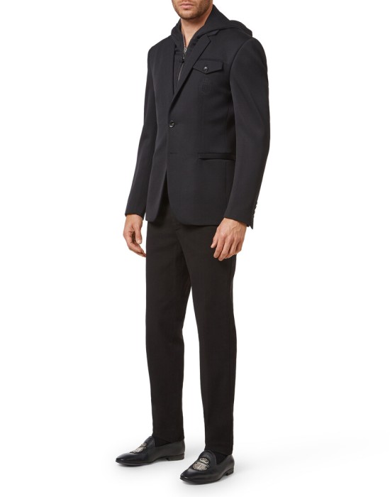 пиджак классический  из италии вид сбоку