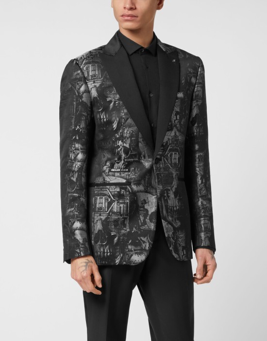 пиджак классический  от бренда philipp plein вид слева