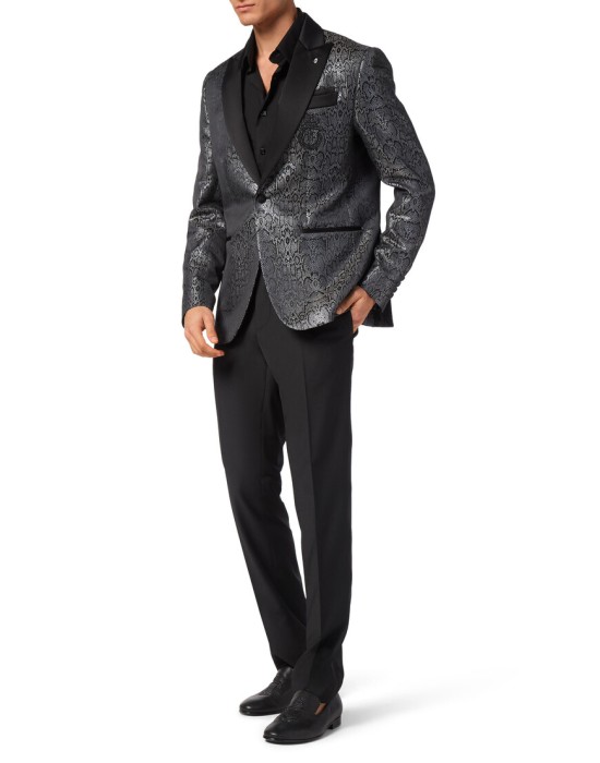 пиджак классический  из италии вид сбоку