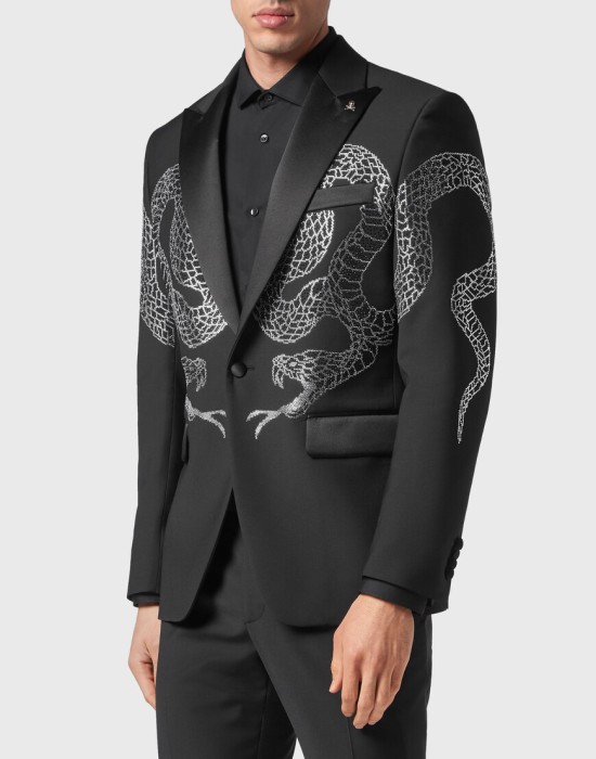 пиджак классический  от бренда philipp plein вид слева