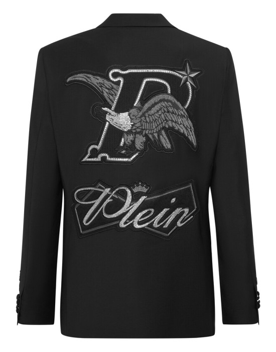пиджак классический  от бренда philipp plein вид слева