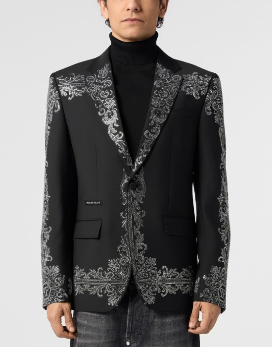 пиджак классический  от бренда philipp plein вид слева