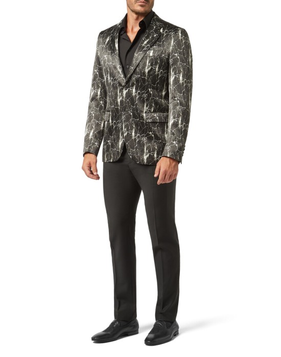 пиджак классический  из италии вид сбоку