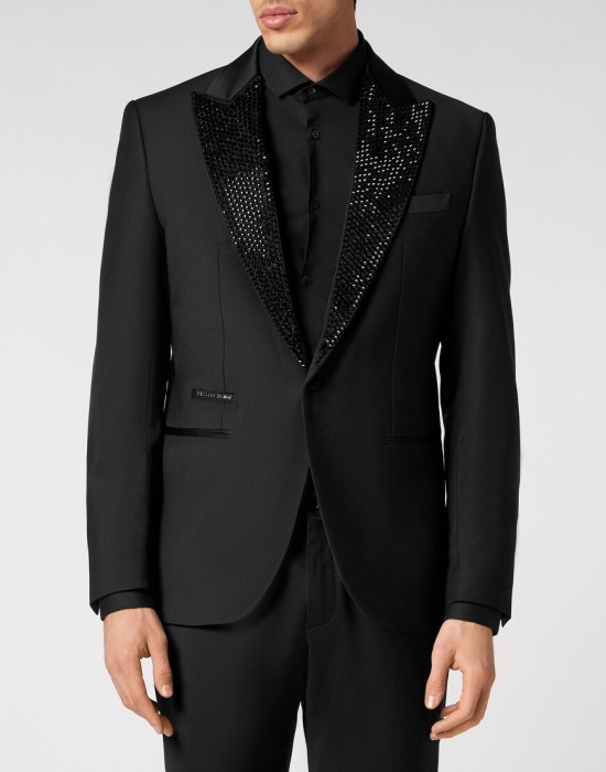 пиджак классический от бренда philipp plein вид слева