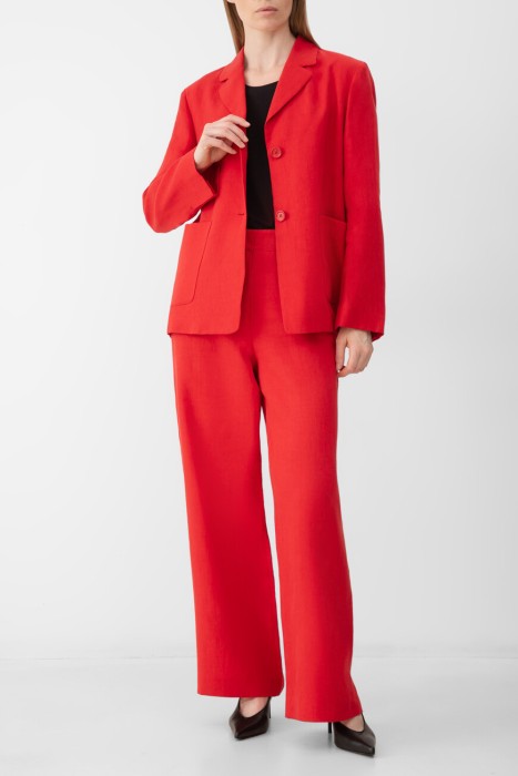 пиджак maxmara из хлопка спереди