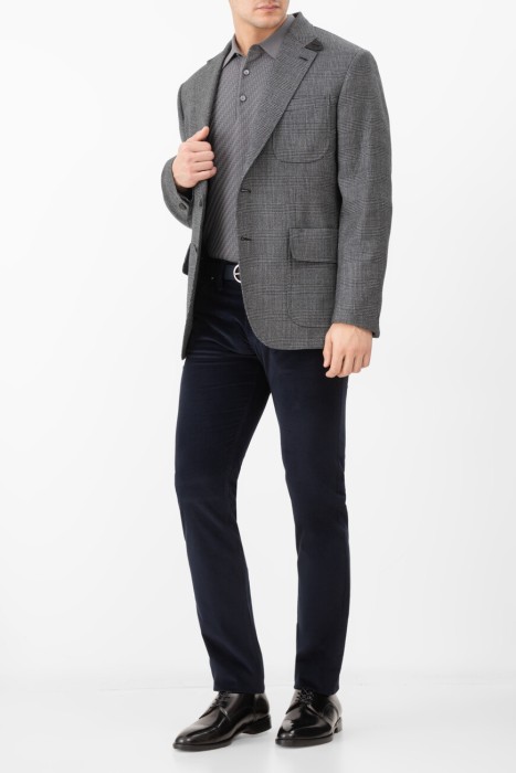 пиджак  модель travel из хлопка спереди