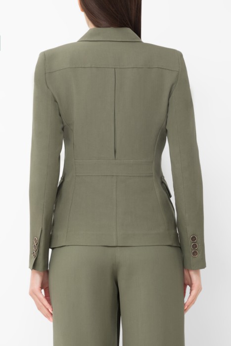 пиджак  модель vischio от бренда luisa spagnoli вид слева