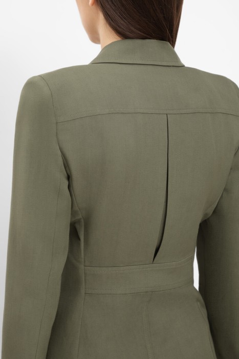 пиджак  модель vischio из льна спереди