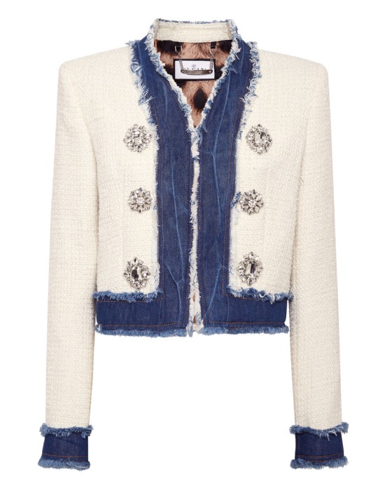 пиджак повседневный  от бренда philipp plein вид слева