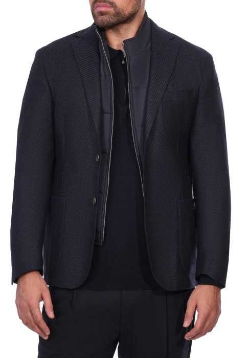 пиджак  из италии вид сбоку