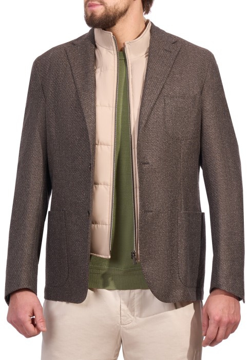 пиджак  из италии вид сбоку