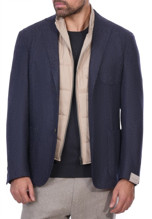 пиджак  из италии вид сбоку