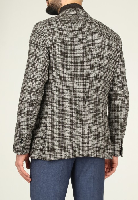 пиджак  из италии вид сбоку