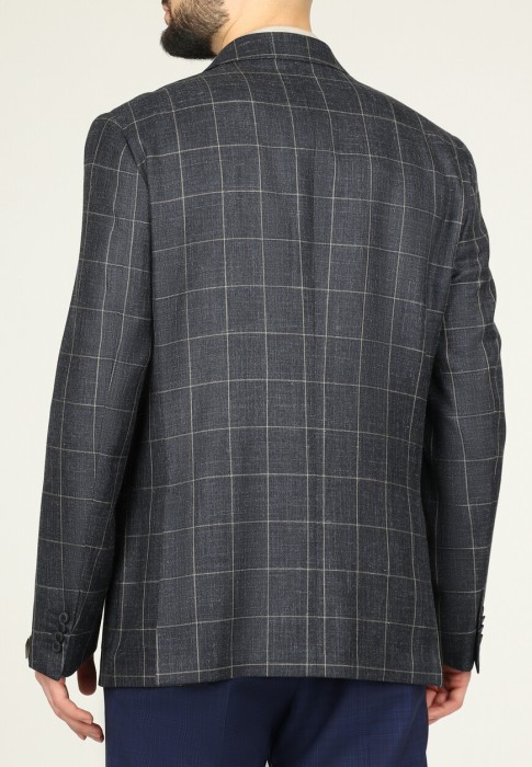 пиджак  из италии вид сбоку