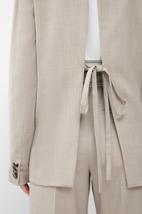 пиджак  из шерсти спереди