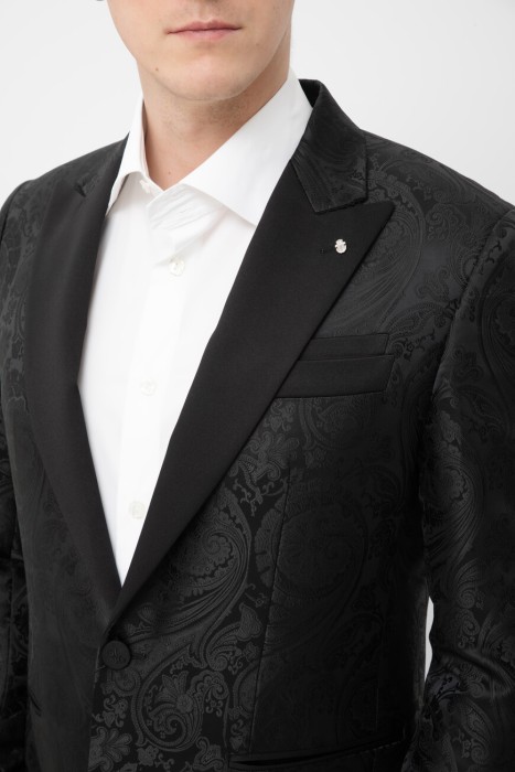 пиджак  из италии вид сбоку