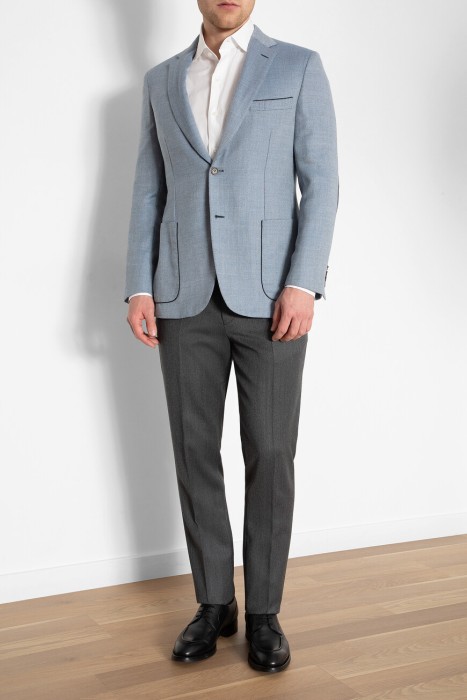 пиджак  из шерсти спереди