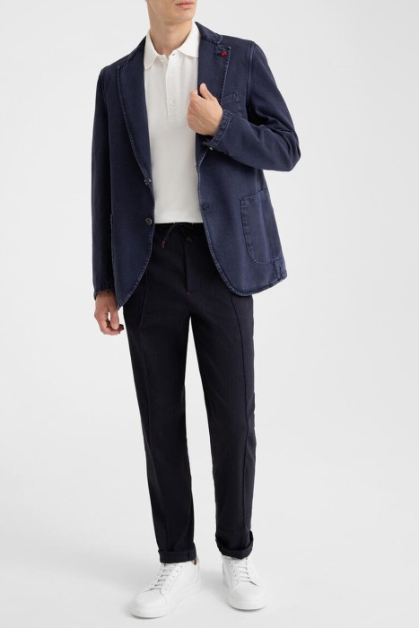 пиджак  из хлопка спереди