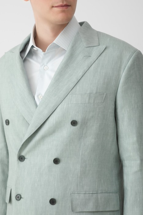 пиджак  из италии вид сбоку