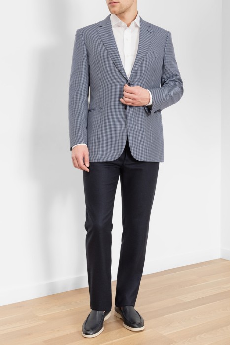 пиджак  из хлопка спереди