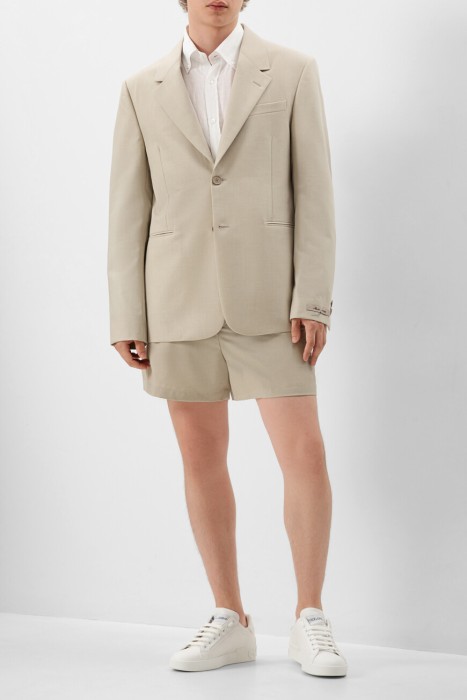 пиджак  из шерсти спереди